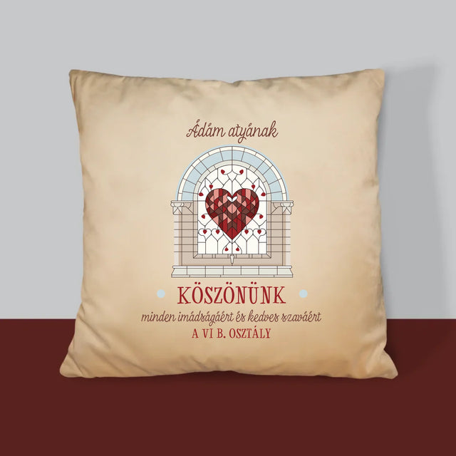 Név És Aláírás: Köszönünk Minden Imát - Párna