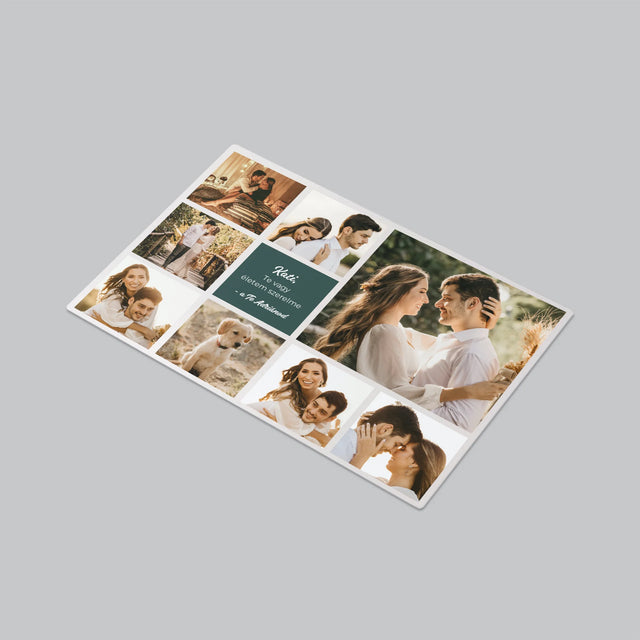 Fotókollázs: Szerelmi Kollázs - Íróasztal Alátét