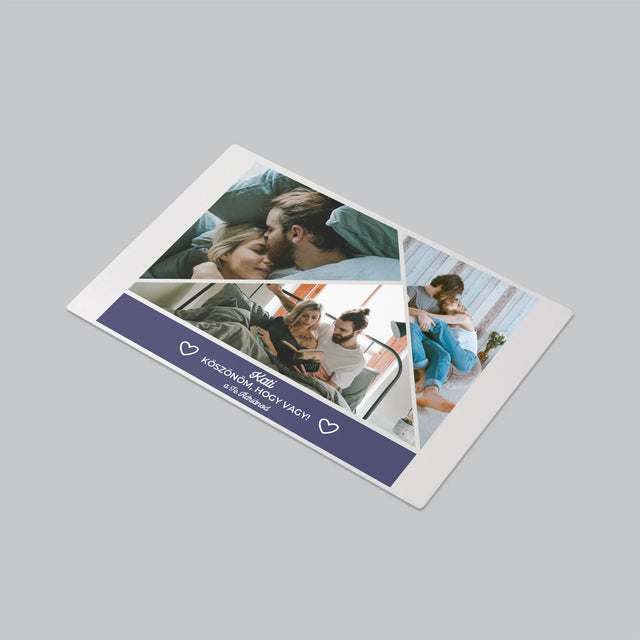 Fotókollázs: Köszönöm, Hogy Vagy - Íróasztal Alátét