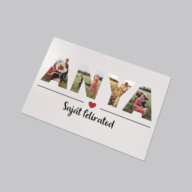 Szó Fotókból: Anya Kollázs A Képeidből - Íróasztal Alátét