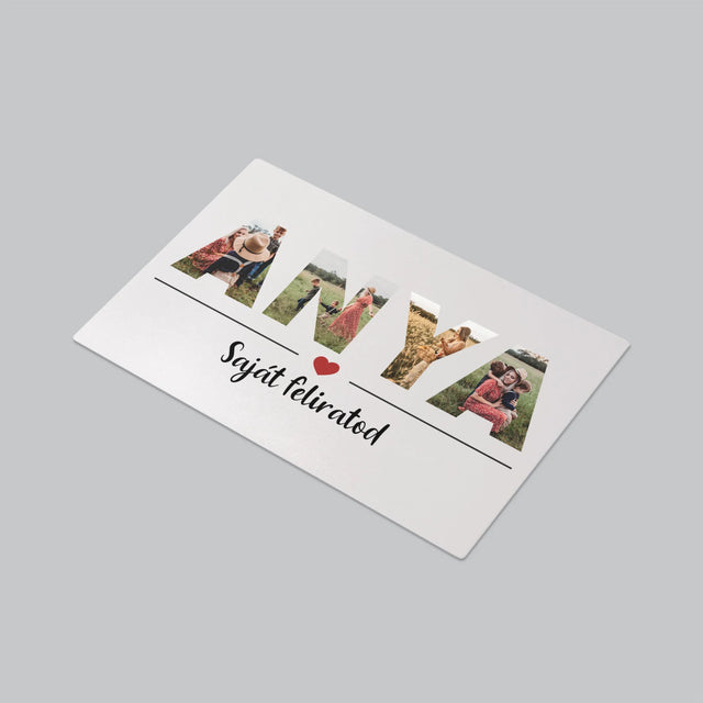 Szó Fotókból: Anya Kollázs A Képeidből - Íróasztal Alátét