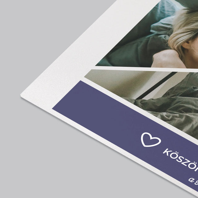 Fotókollázs: Köszönöm, Hogy Vagy - Íróasztal Alátét