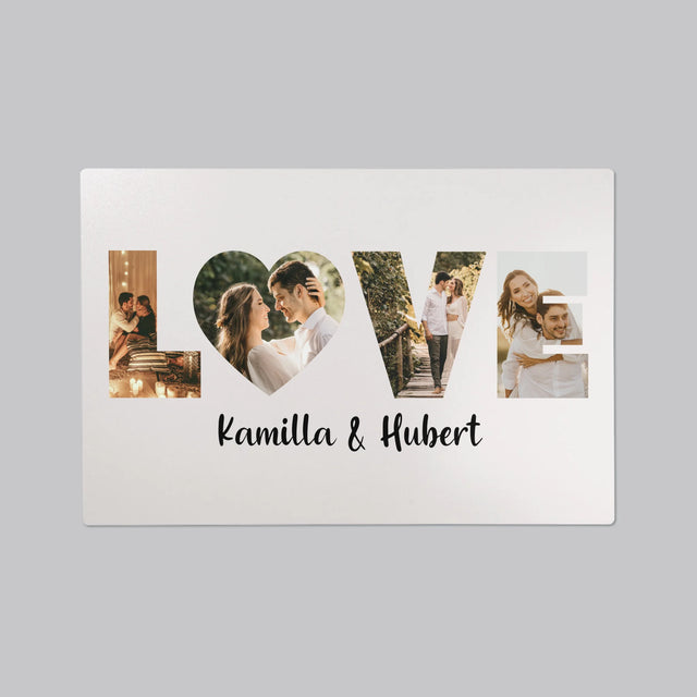 Szó Fotókból: Love A Fényképeidből - Íróasztal Alátét