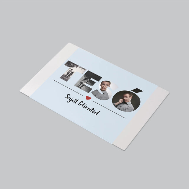 Szó Fotókból: Tesó Képekből - Íróasztal Alátét