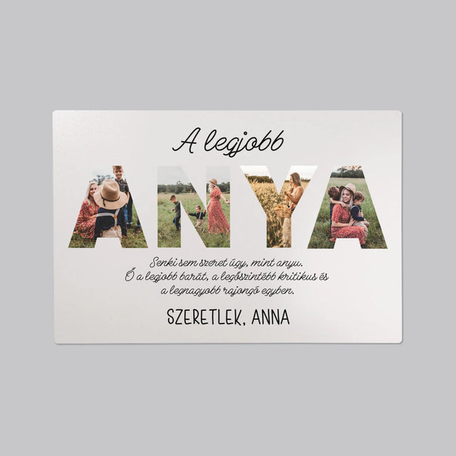 Szó Fotókból: Legjobb Anya A Világon - Íróasztal Alátét