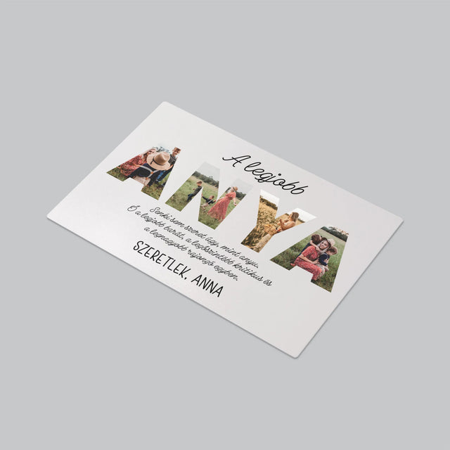 Szó Fotókból: Legjobb Anya A Világon - Íróasztal Alátét