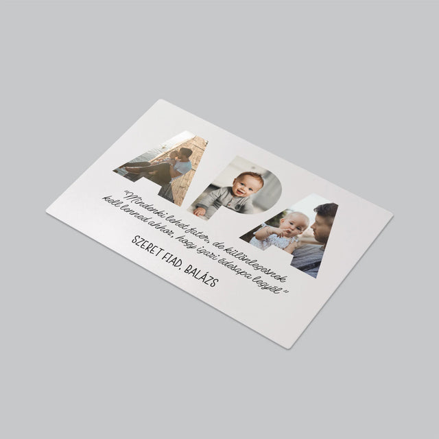 Szó Fotókból: A Kivételes Apám - Íróasztal Alátét