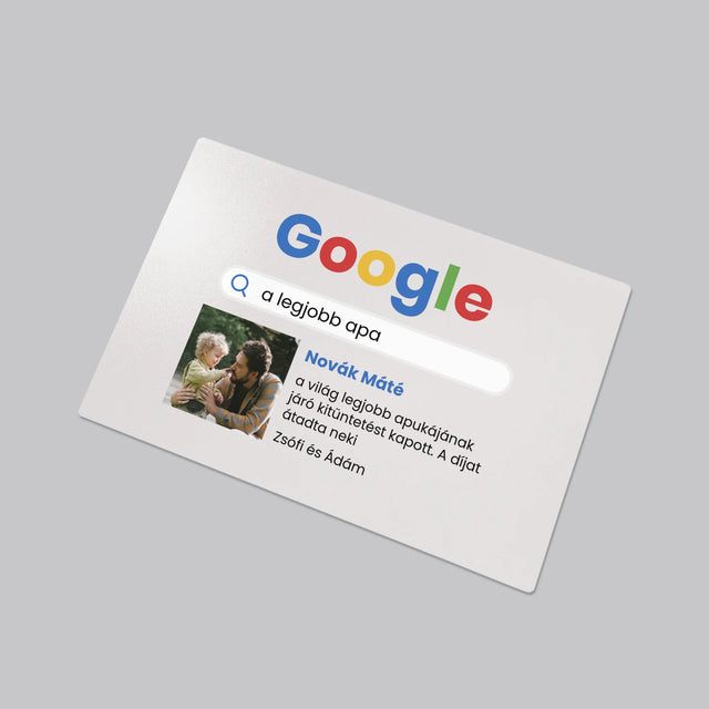 Fotó És Felirat: Legjobb Apa Google Keresés - Íróasztal Alátét
