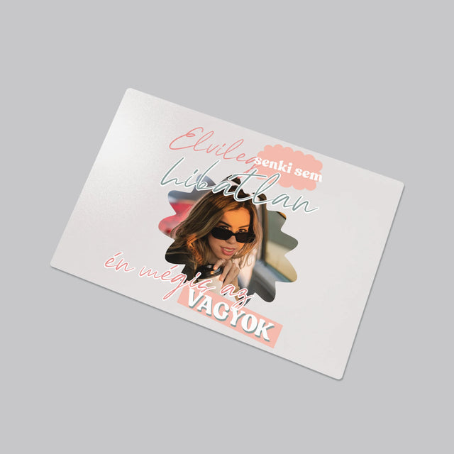 Fotó És Felirat: Senki Sem Hibátlan - Íróasztal Alátét