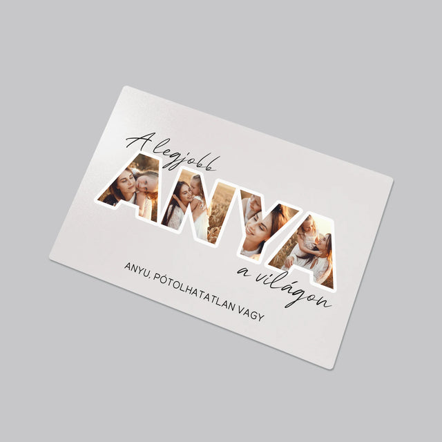 Szó Fotókból: A Legjobb Anya A Világon Fénykép - Íróasztal Alátét