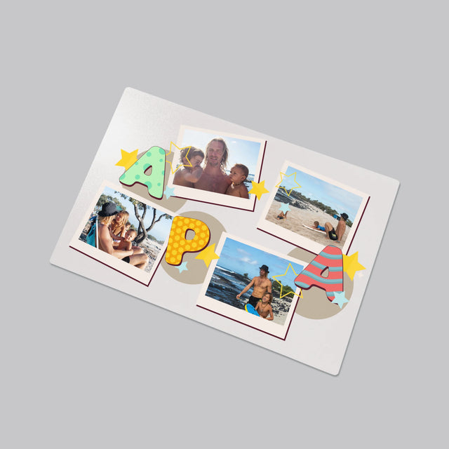 Fotókollázs: Fotó Kollázs - Íróasztal Alátét