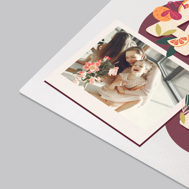 Fotókollázs: Anya Betűk - Íróasztal Alátét