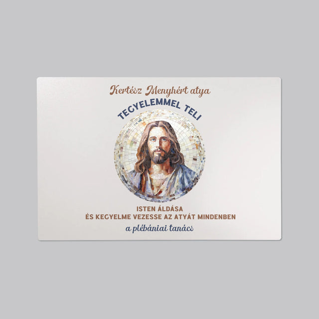 Név És Aláírás: Kegyelemmel Teli Tisztelendő Atya - Íróasztal Alátét
