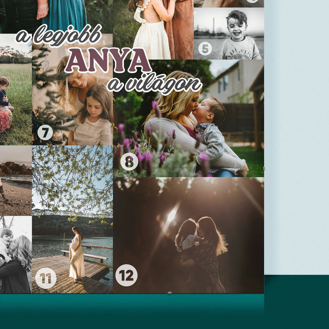 Fotókollázs: Legjobb Anya A Világon - Plakát