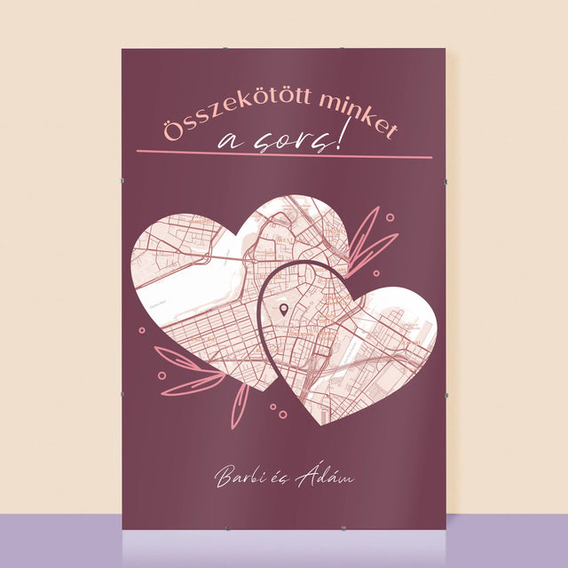 Városi Térkép: Várostérkép: A Sors - Plakát