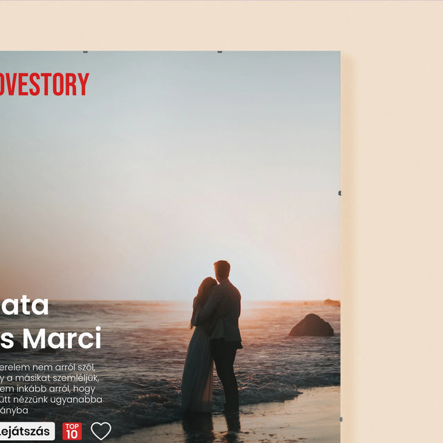 Fotókollázs: Szerelmi Történet - Plakát