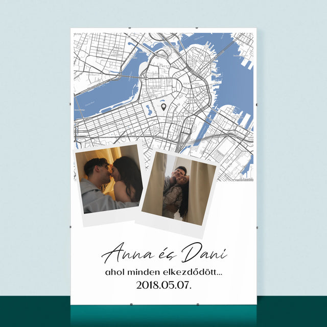 Városi Térkép: Várostérkép: Ahol Minden Elkezdődött - Plakát