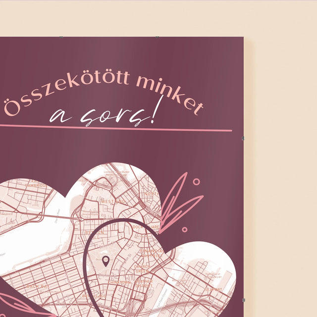 Városi Térkép: Várostérkép: A Sors - Plakát