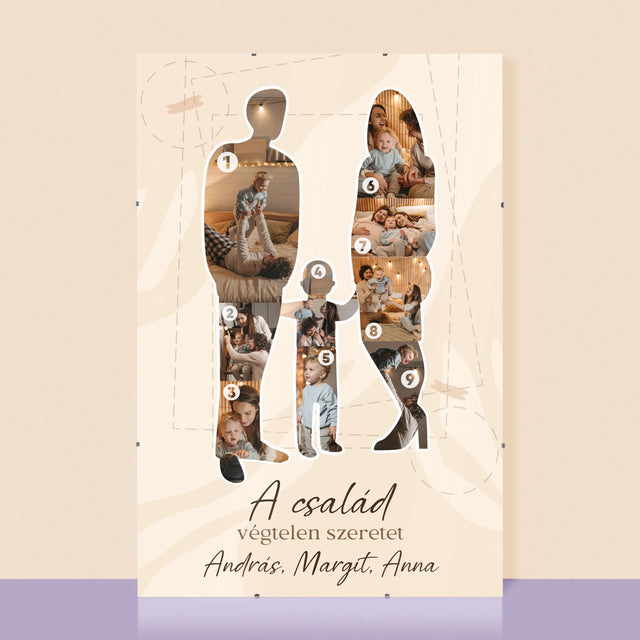 Alakzat Fotókból: Családi Szeretet - Plakát
