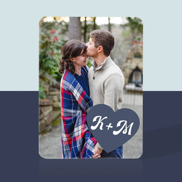 Fotókollázs: Iniciálék, Szívek - Kártyapakli