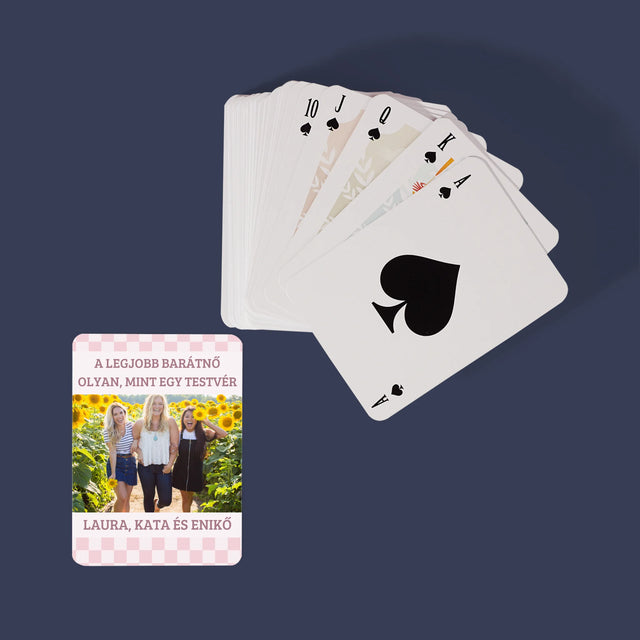 Fotó És Felirat: A Legjobb Barátnő Olyan, Mint Egy Testvér - Kártyapakli