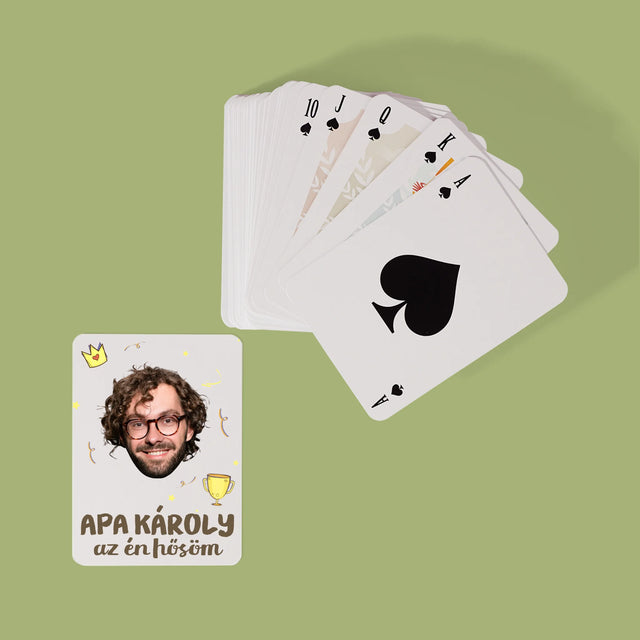 Fotó És Felirat: Apa A Hős - Kártyapakli