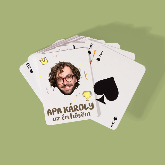 Fotó És Felirat: Apa A Hős - Kártyapakli