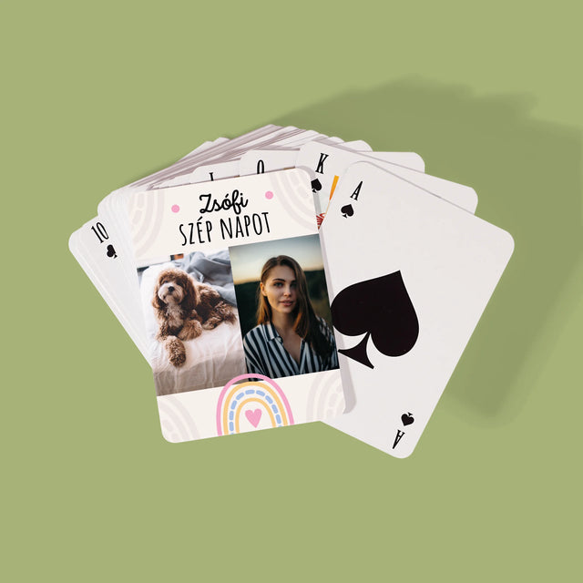 Fotókollázs: Szép Napot - Kártyapakli