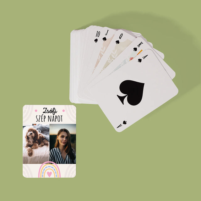 Fotókollázs: Szép Napot - Kártyapakli