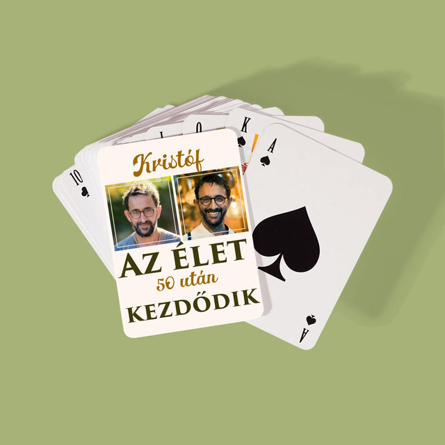 Fotókollázs: Az Élet 50 Után Kezdődik - Kártyapakli