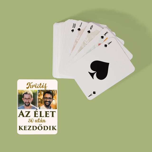 Fotókollázs: Az Élet 50 Után Kezdődik - Kártyapakli