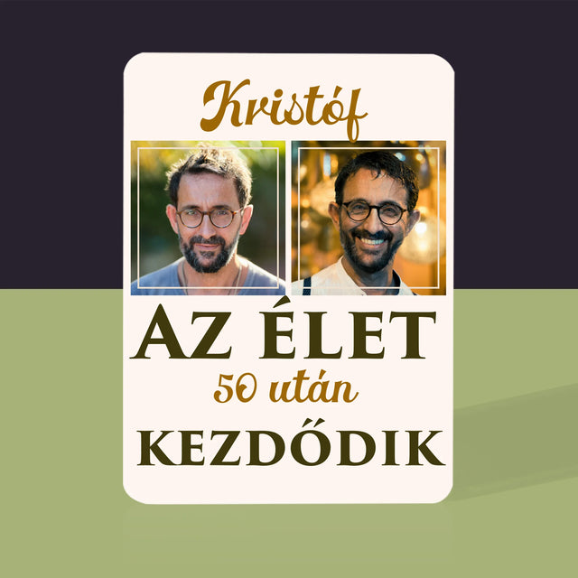 Fotókollázs: Az Élet 50 Után Kezdődik - Kártyapakli