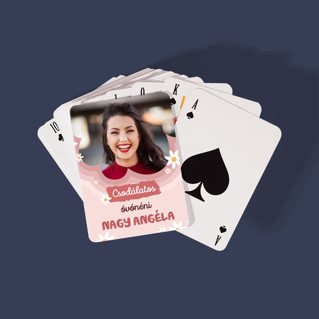 Fotó És Felirat: Csodálatos Óvónéni - Kártyapakli