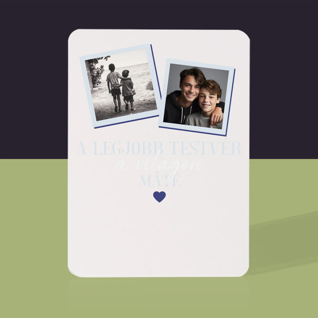 Fotókollázs: A Legjobb Fiútestvér A Világon - Kártyapakli