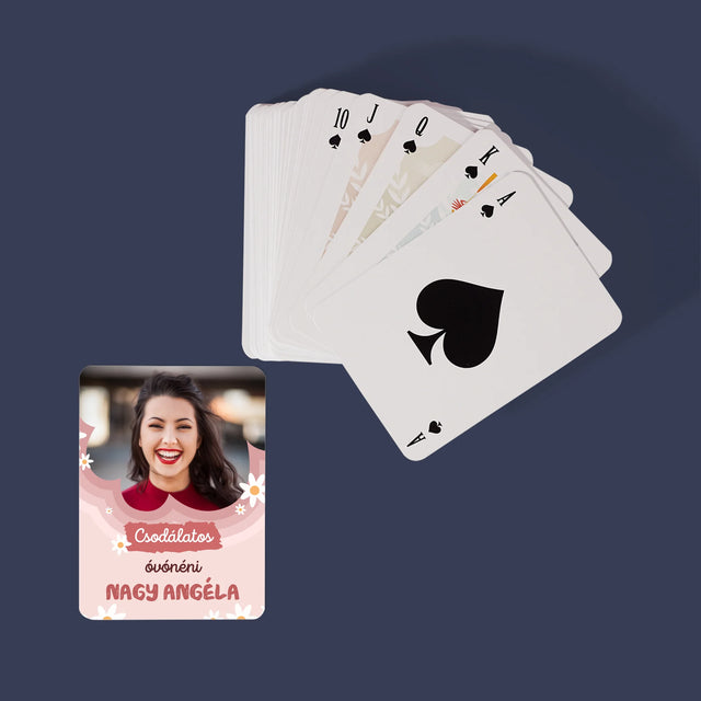 Fotó És Felirat: Csodálatos Óvónéni - Kártyapakli