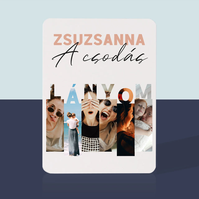 Fotókollázs: A Csodálatos Lányom - Kártyapakli