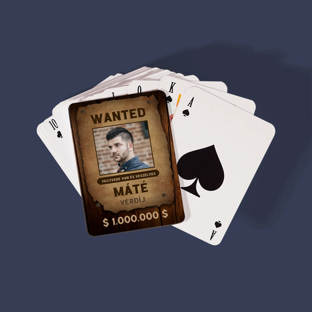 Fotó És Felirat: Keresett Személy - Kártyapakli