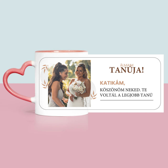 Fotó És Felirat: Álmaim Tanúja - Bögre