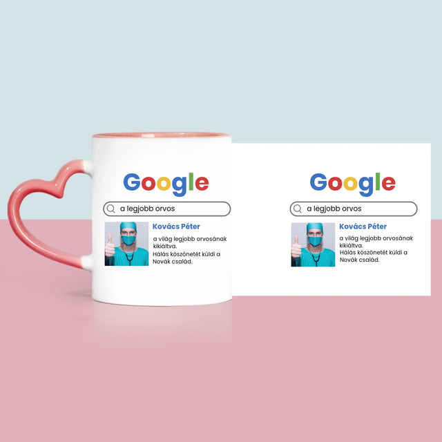 Fotó És Felirat: Google-Találat A Legjobb Orvosra - Bögre