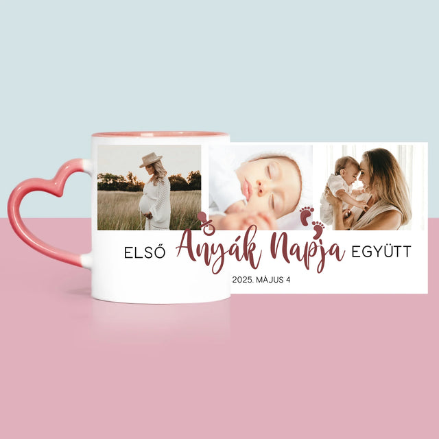 Fotókollázs: Első Anyák Napja - Bögre