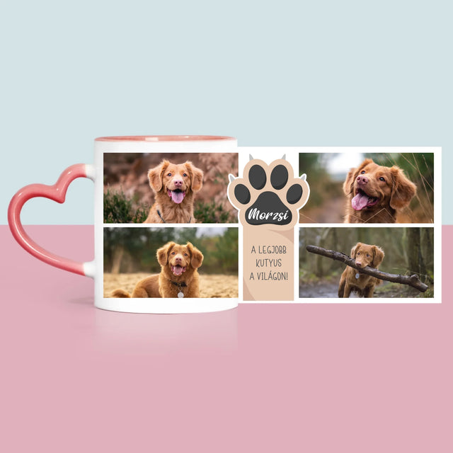Fotókollázs: A Legjobb Kutya - Bögre
