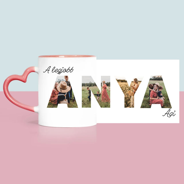 Szó Fotókból: Anya Kollázs A Képeidből - Bögre