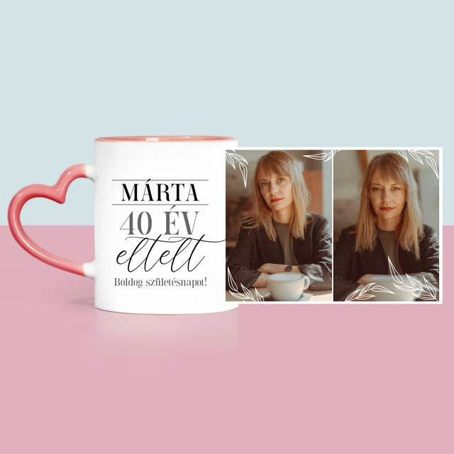 Fotókollázs: Elmúlt 40 Év - Bögre