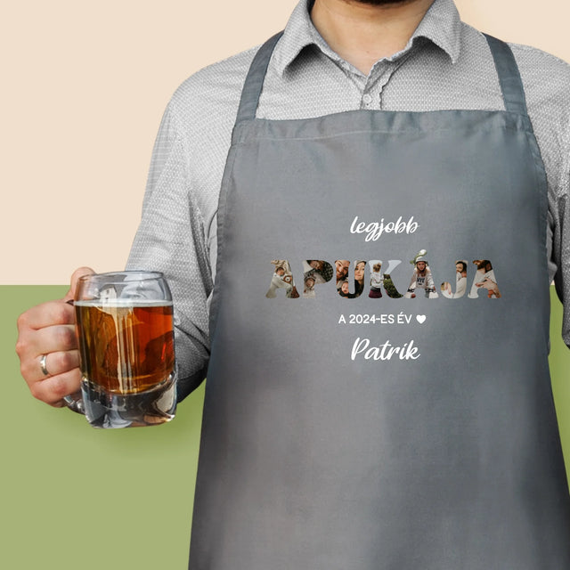 Szó a képekből: Az év legjobb apukája - Nyomtatott kötény | HU