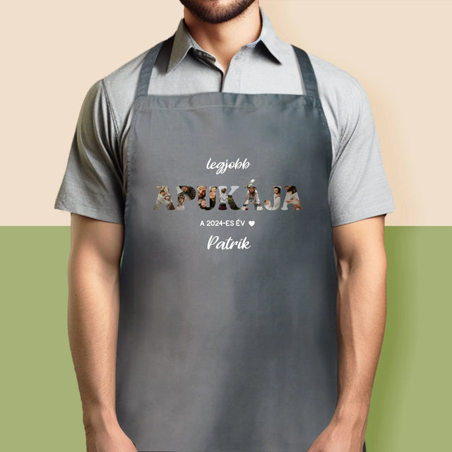 Szó a képekből: Az év legjobb apukája - Nyomtatott kötény | HU