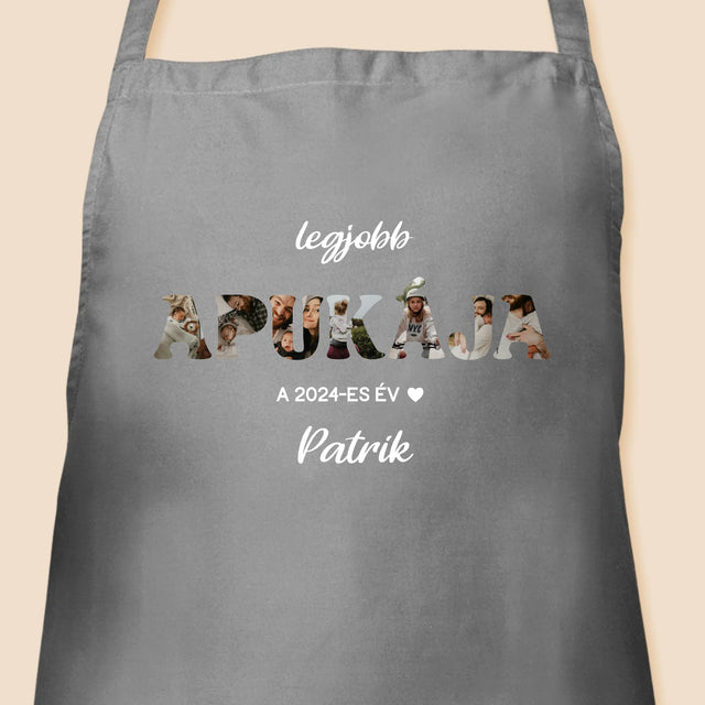 Szó a képekből: Az év legjobb apukája - Nyomtatott kötény | HU