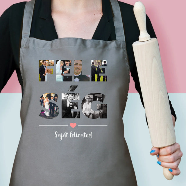 Szó a képekből: Feleség - Nyomtatott kötény | HU