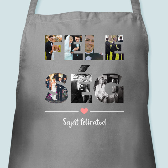 Szó a képekből: Feleség - Nyomtatott kötény | HU