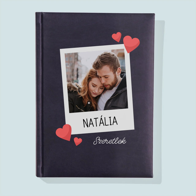 Fotó És Felirat: Szeretlek Fénykép - Jegyzettömb