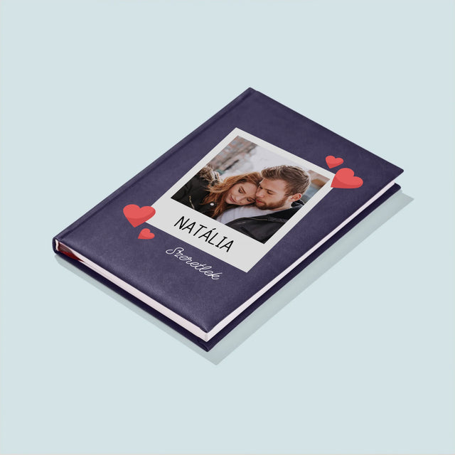 Fotó És Felirat: Szeretlek Fénykép - Jegyzettömb